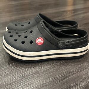 CROCS Kids Black Slip-On Sandals